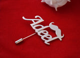 Your Name Coat Pin - Lapel Pin