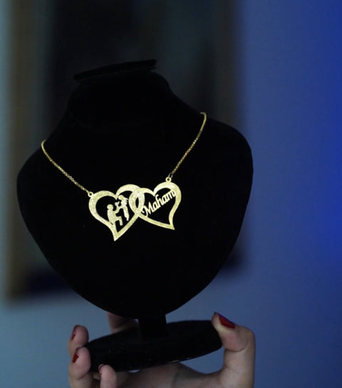 Double Heart Necklace