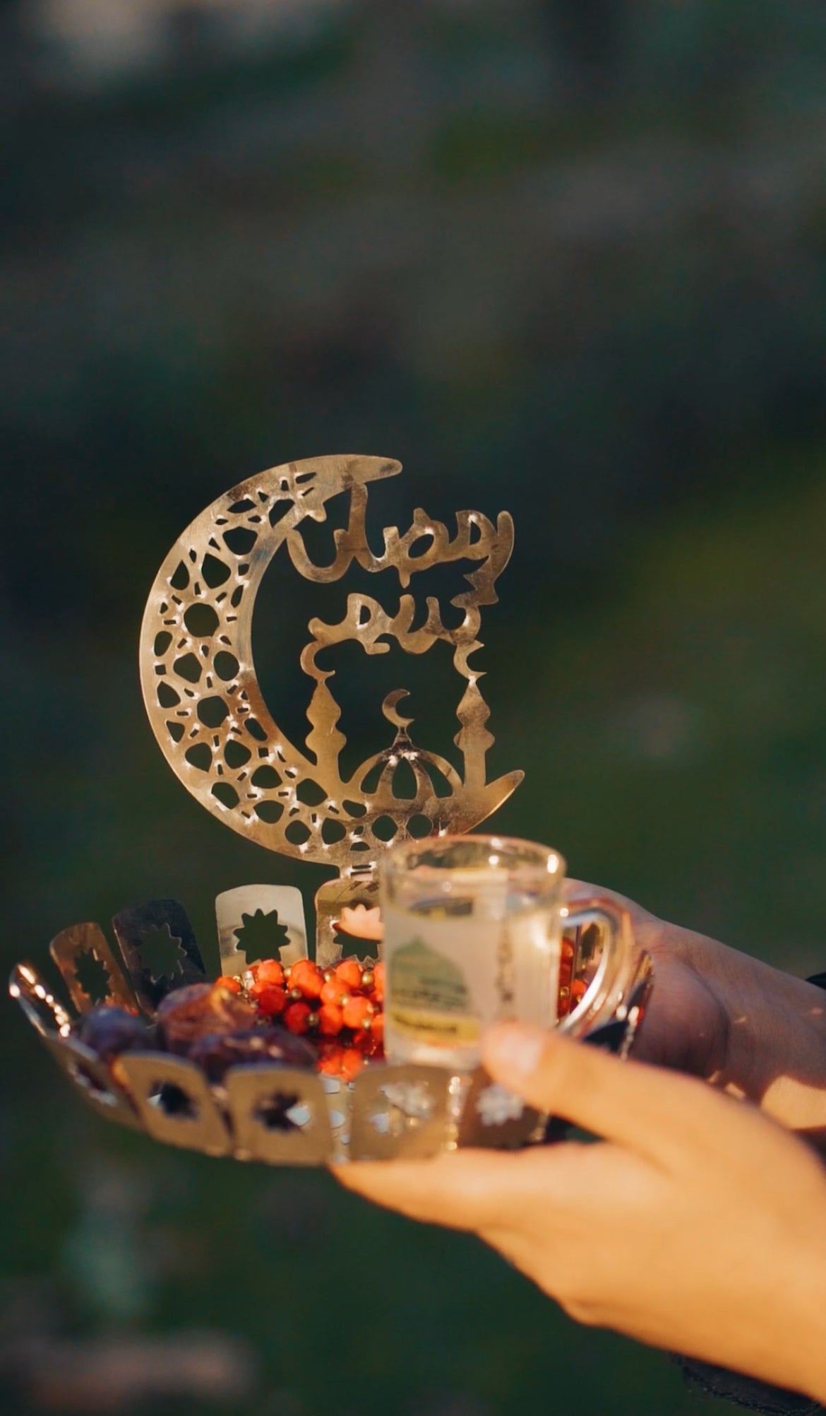 Gold-Plated Ramadan Aftaar Tray