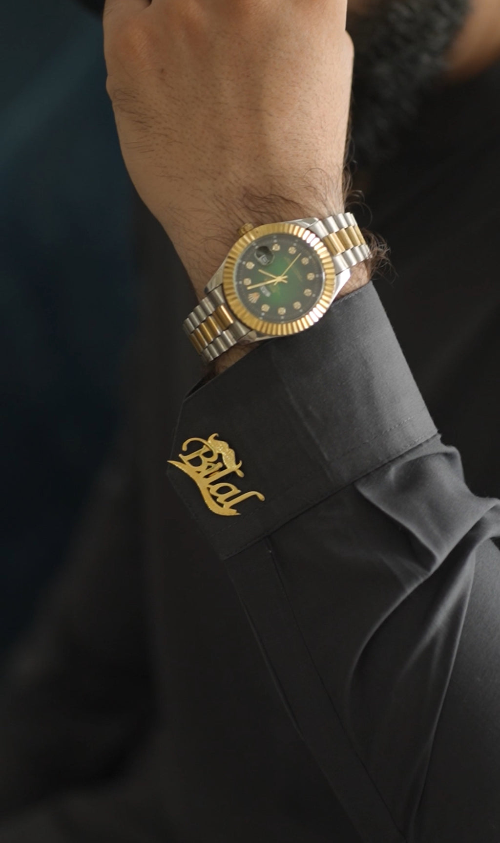 24k Gold Plated Chain Cufflinks