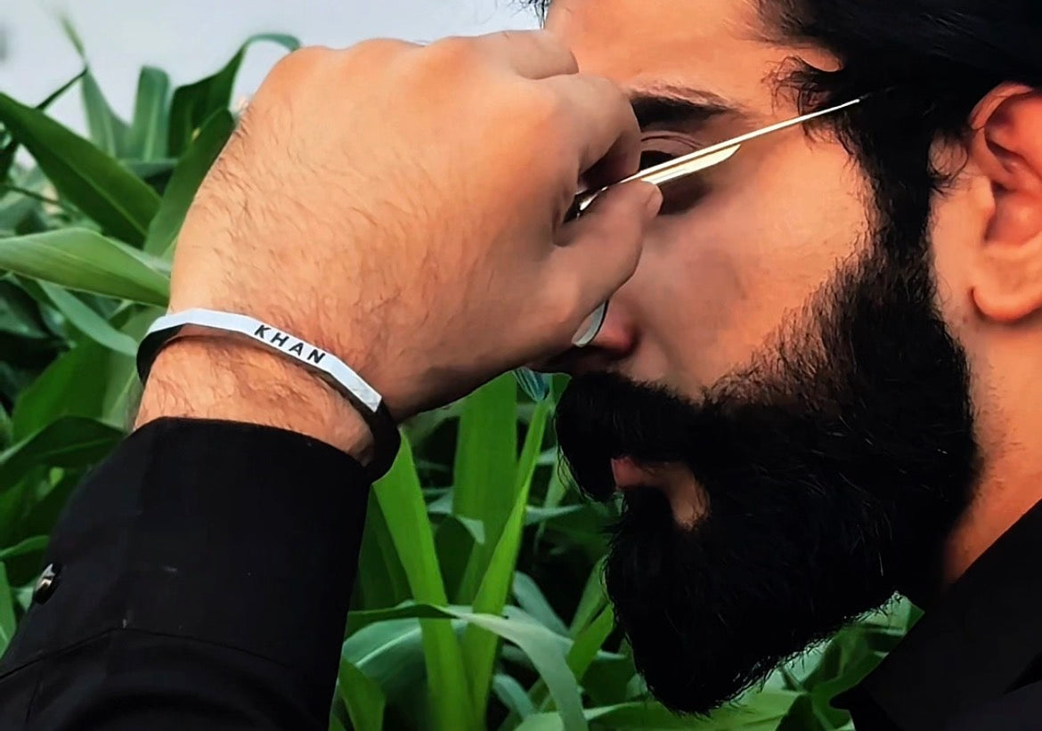 Custom Name Karra – Personalized Silver Plated Bangle