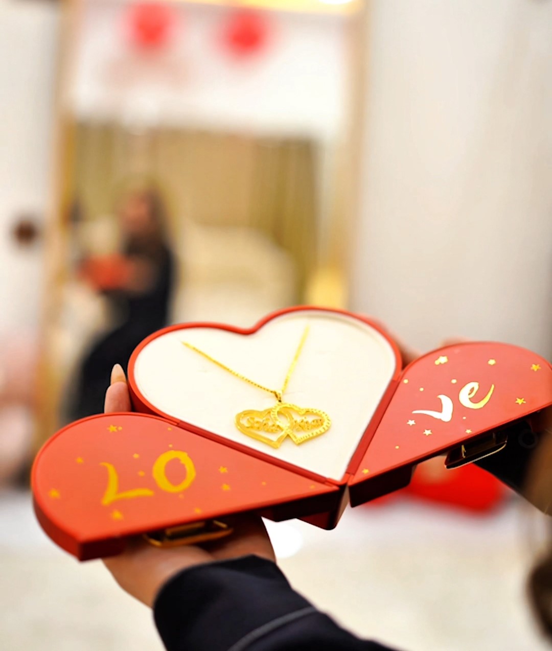 Double Heart High Quality Necklace