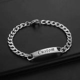 Unisex Engrave Bracelet